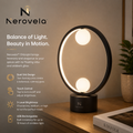 Nerovela™ LumenOrbit DuoRing Ambient Lamp
